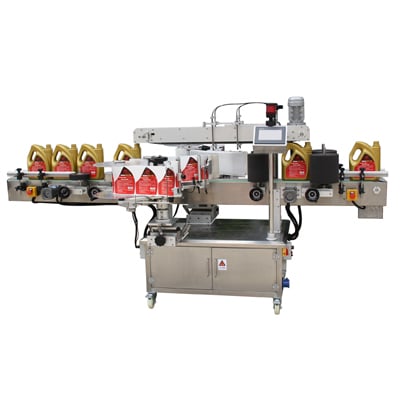 Etiquetadora de doble cara con sistema de inspección visual